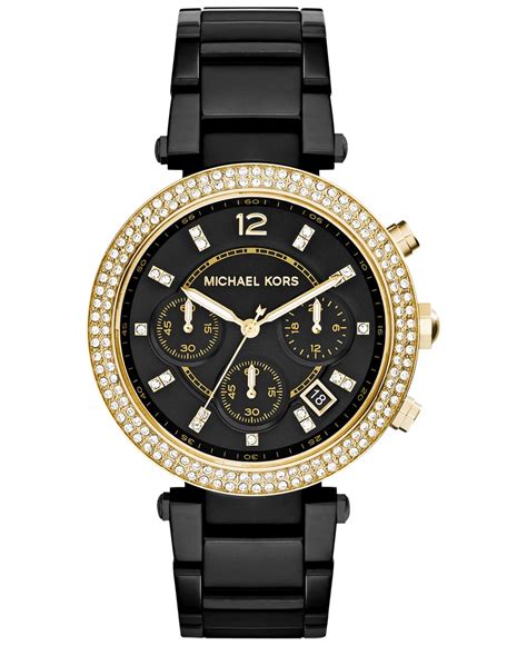 michael kors watches for men macys|michael kors watches black women.